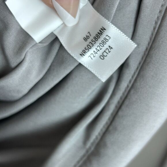 ZELLA Quilted Puffer Coat Jacket Women's Size XL Gray Winter Longline NEW $169 - Picture 7 of 9